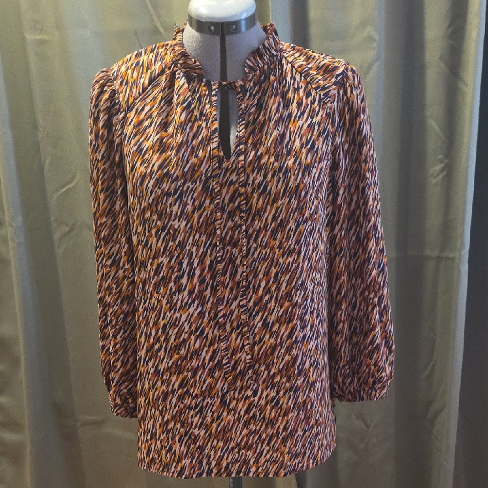 Multicolor Patterned Women's Top - Picture 2 of 6